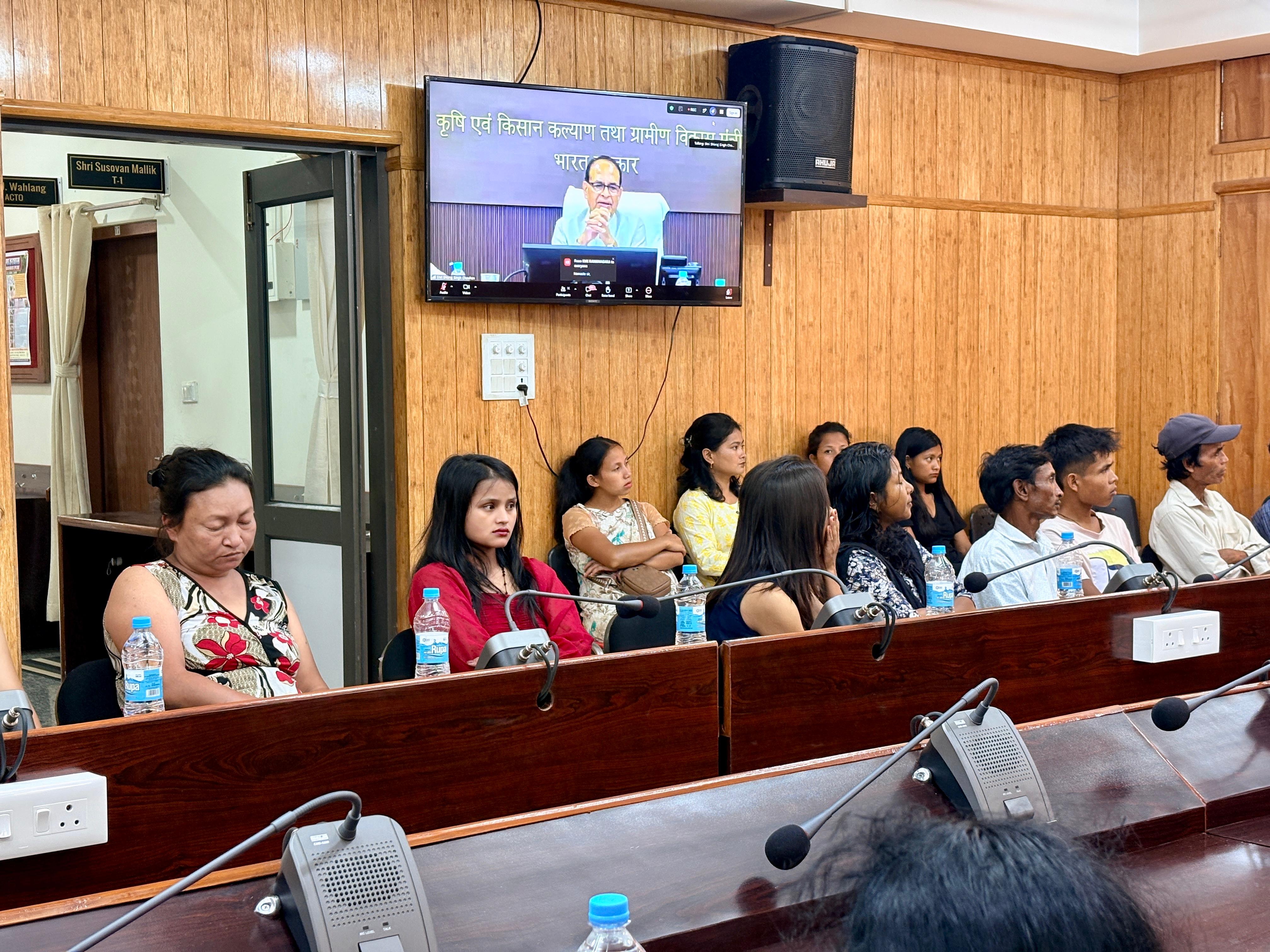 Hon'ble Union Minister of Agriculture and Farmers Welfare Shri Shivraj Singh Chouhan addressed senior officials and farmers accross ICAR institutes and KVK on 13th September 2026.